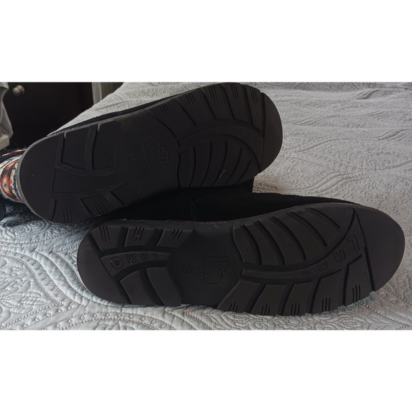 LAMO‎ Women's Melanie Fashion Boots Suede Black Western Tribal 10 - Picture 6 of 7